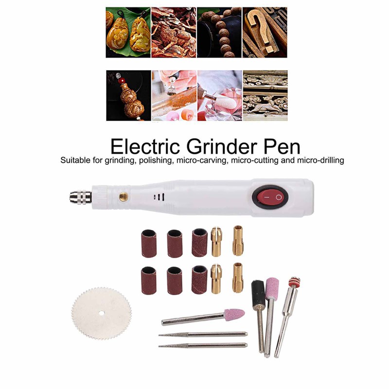 Mini Electric Grinder Set Grinding Machine Multi Rotary Tool 15000r/min