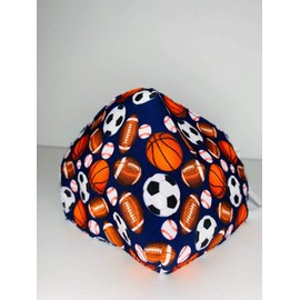 DAG Gear YOUTH Reusable Face Mask - Water Resistant, Soft and Breathable, Stretchable Comfortable Elastic Ear Straps (Sports)