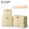 CAP Barbell 3-in-1 Wooden Plyometric Box 20in x 18in x