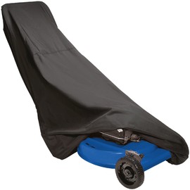 Bestlivings Lawnmower Tarpaulin (200D) with Pull Cord, Weatherproof Cover to Protect Your Garden Tools, Available in Two Different Sizes (Size: M - 180/150 x 56 x 114 cm)