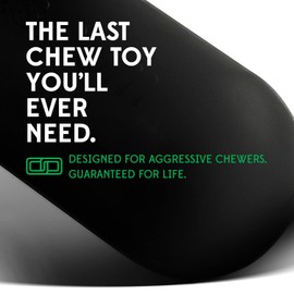 Goughnuts Toys for Aggressive Chewers | Heavy Duty Virtually Indestructible Dog Toy Stick for Medium Breeds Such as Pit Bulls | Black