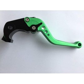 RIDE IT FOREVER Short Brake and Clutch Levers for ZX10R 06-15,ZX6R 2007-2018,ZX636 2007-2018,Z1000 2007-2016,Z1000SX/NINJA1000/TOURER 2011-2016,Z750R 2011-2012-Green