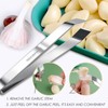 Generic 2PCS Garlic Peeler, Garlic Skin Remover Peeler, Stainless Garlic