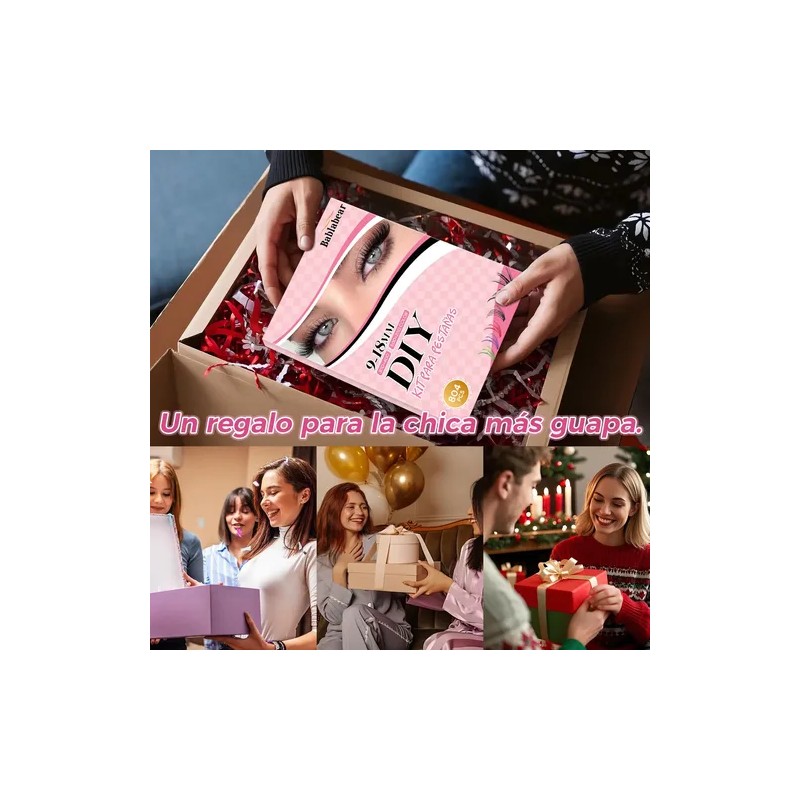 804 Kit Pestañas Maquillaje Diy Extension 9-18mm 30d 40d 50d