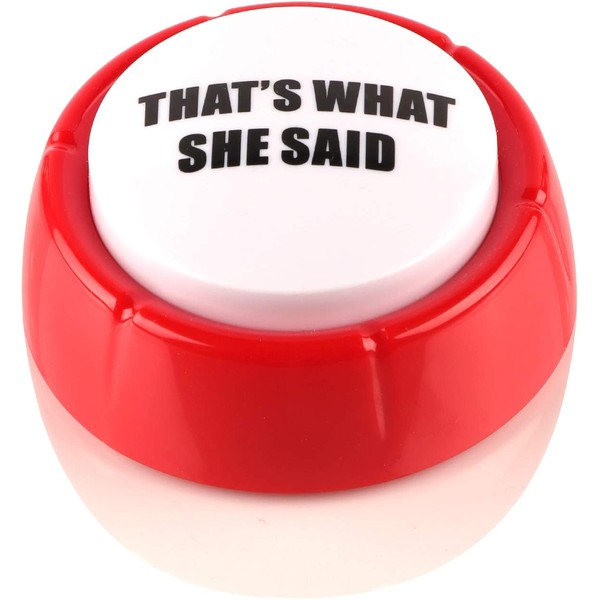 Madanar That's What She Said Easy Electronic Button Funny Classic Office Quote Gag Gift