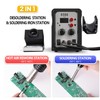 Hot Air Soldering Station, 700W Desoldering Station, 2-in-1 Desoldering Station