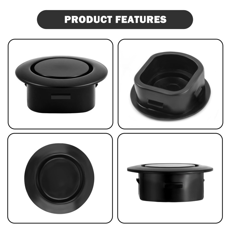 10PCS Car Rear Bumper Plugs for Radar Hole,Durable Bumper Hole