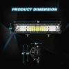 Nilight 2PCS 15" LED Light Bar Combo Driving Lamp Wiring