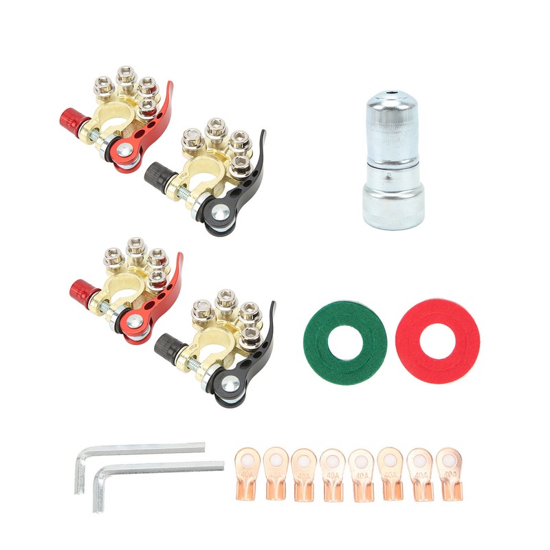 Battery Terminal Connectors 4 Post Stable Connection Strong Electrical Conductivity