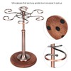 Desktop Iron 6 Bottles Wine Cup Rack Glass Holder Display