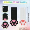 beinkmake 10Pcs Cat Paw 5D Diamond Art Bookmarks Cute Diamond