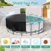 10Ft Round Pool Cover, 600D Oxford Cloth Pool Covers for