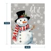 YeeJu Christmas Large Throw Blanket Gray Christmas Snowman Throw Blanket