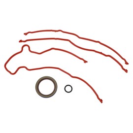 X AUTOHAUX Timing Cover Gasket Set TCS460101 for Ford GT 5.4L V8 DOHC 32v Engine Long-lasting Sealing Vehicle Timing Cover Gasket Metal,Rubber 1 Set