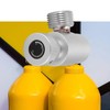 CO2 Refill Adapter, CO2 Filling Tank Cylinder Refill Metal Adapter
