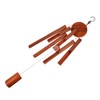 ORFOFE Bamboo Wood Chip Wind Chime Pendant Outdoor Decorative Wind