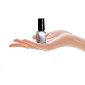 Esmalte de Uñas Efecto Espejo 6ml Gel Plata para Uñas