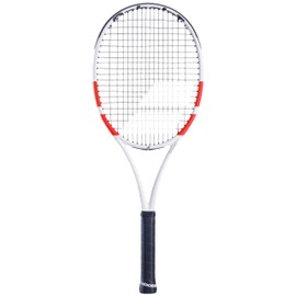 Babolat Pure Strike 98 16x19 Tennis Racquet (4th Gen) - Strung with 16g White Syn Gut at Mid-Range Tension (4 1/2" Grip)