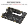 Geekworm X1004 PCIe to Dual M.2 HAT NVMe 2280 SSD