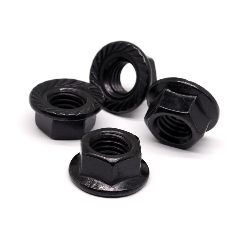 YuGtcen 30pcs M10 x 1.5mm Flange Nut Thread Hardware Nuts,
