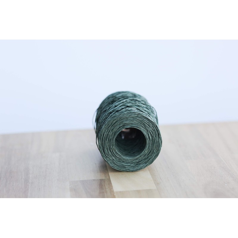 Green Coloured Bindwire Paper Covered Wire Roll 205 Metres by