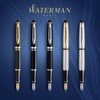Waterman Expert Fountain Pen, Matte Black with Chrome Trim, Fine
