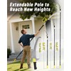 BlumeTrec 14.5FT Pole Saw with Adjustable Length for Tree Trimming,