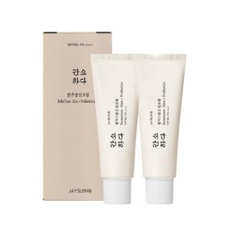 2PCS Relief Sun Organic Sunscreen SPF50+,Rice and Probiotics PA++++Korean Cream Care | Korean Skin for All Skin Types | UV Defens Nourishing Skin Protection