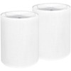 Tall Lamp Shades Set of 2, Drum Lampshade for Table