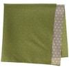 三陽商事 風呂敷 さざら織 両面ふろしき 緑×フジ 48×48cm 中巾 34011