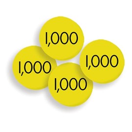 Sensational Math™ 100 Thousands Place Value Discs Set (TCR626653)