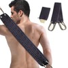 Exfoliating Back Scrubber with Handles - 38" Double-Sided Bath Scrubber