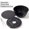BEYLAB Big Incense Burner, Cast Iron Bowl and Lid for