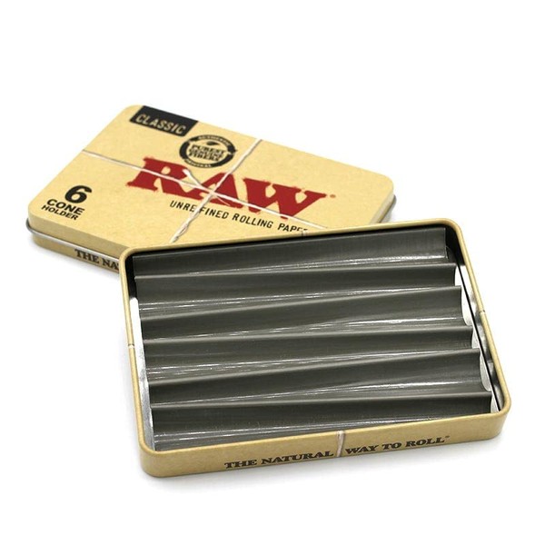 Raw Tin Case for 6 Cones King Size (Joint Box)