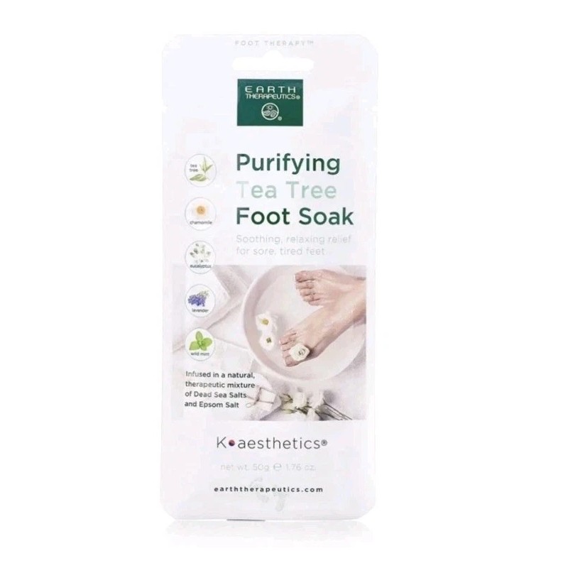 Earth Therapeutics Purifying Tea Tree Foot Soak 1.76 oz