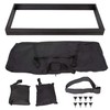 ECOTRIC Portable DJ Facade Booth Foldable Cover Screen with White/Black
