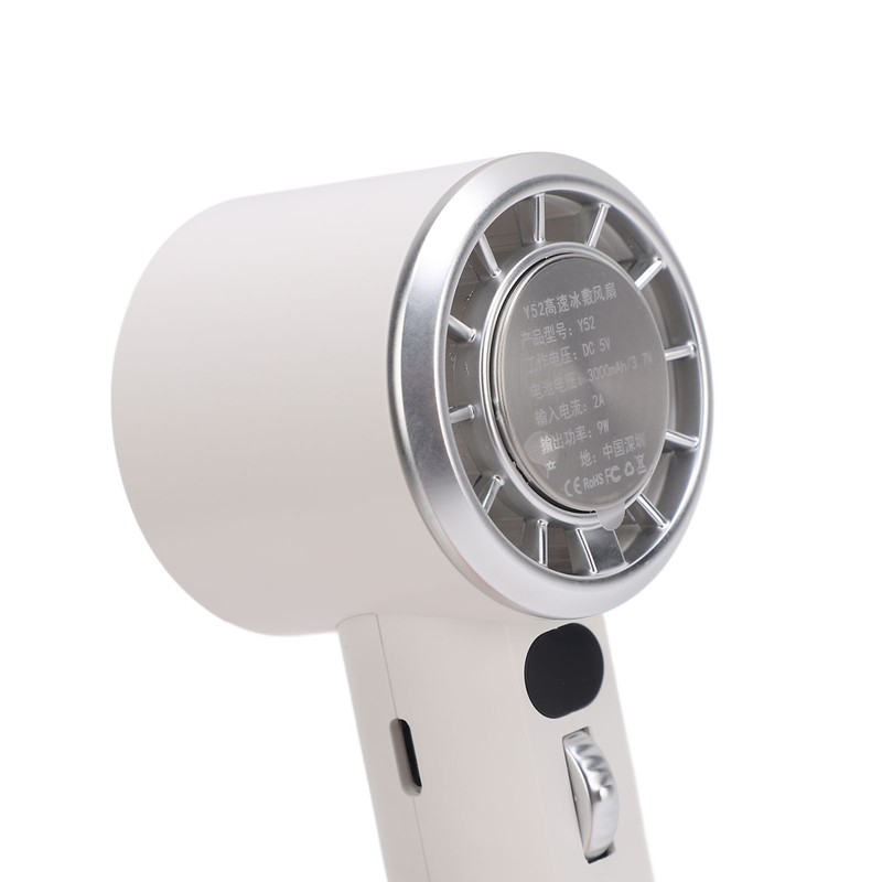 Portable Handheld Turbo Fan USB Rechargeable 14000RPM 100 Speed Quiet