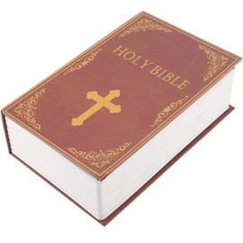 Diversion Book Safe Storage Box with Combination Lock, Secret Hidden Storage Containers, Money Jewelry Collection Book Dictionary Safe for Home Office Use(Bible)