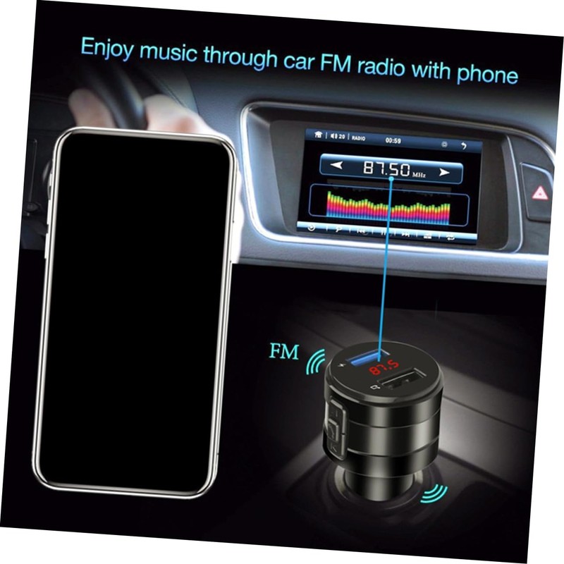 Gatuida Mp3 Player Input Dual Charging in-car Stereo Streaming Easy