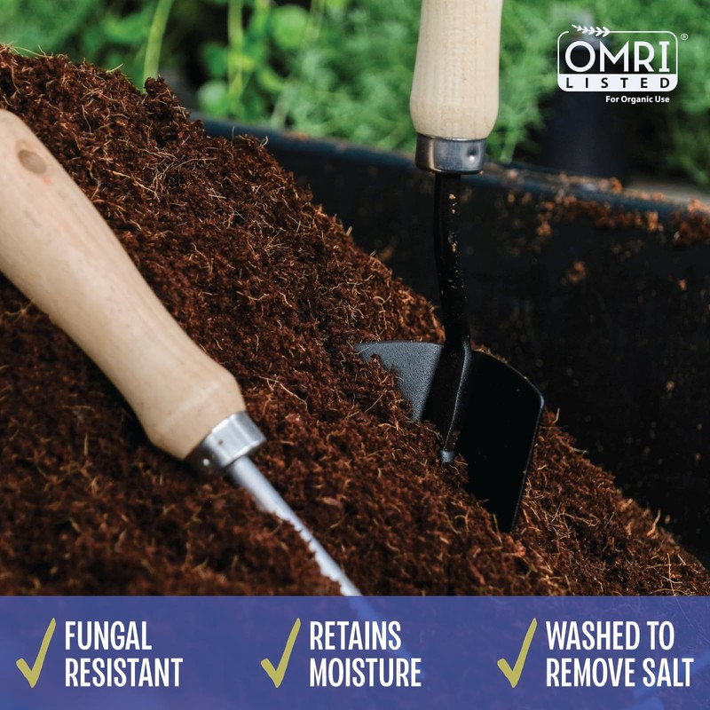 MagJo Naturals 100% Pure Coco Coir (Coco Peat) 11 Pound