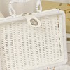 Woven Picnic Box Plastic Rattan Odorless Retro Woven Storage Box