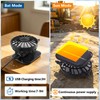2 Set Hard Hat Sun Shade with Dual Solar Fan,
