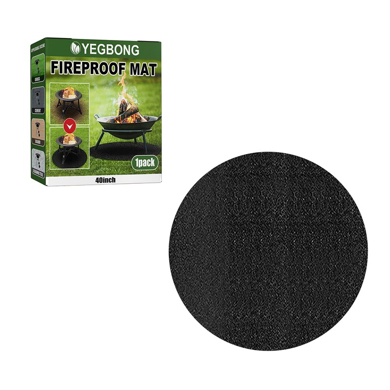 Fire Pit Mat Under Grill Mat Round Grill Mat Outdoor