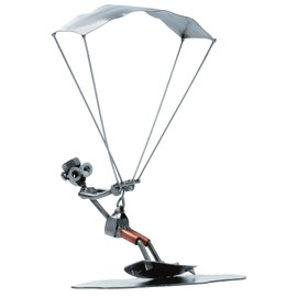 STEEMO Screw Man Kitesurfing Kiting Gift Metal Art Decoration 23 x 20 x 30 cm