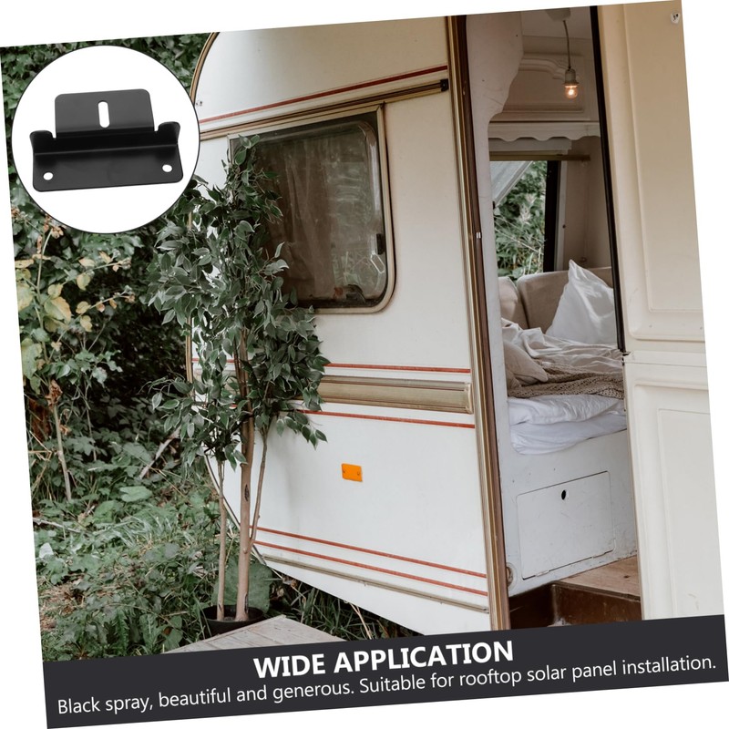 MAGICLULU 4Pcs Rv Solar Panel Mounting Bracket Durable Aluminum Alloy