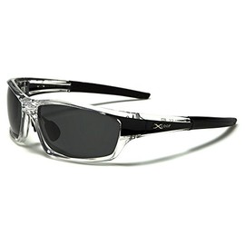 X LOOP Polarized 2 or 3 pair Translucent Sport Wrap (Black)