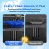 FLASHFORGE Rapid PLA Filament 1.75mm +/- 0.02mm Yellow to Green