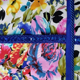 Trims By The Yard Trish Sequin Metallic Braid Trim, 7/8-Inch Versatile Sequins for Crafts, Durable Sequin Trim for Costumes or Party Decorations, 20-Yard Cut, Purple