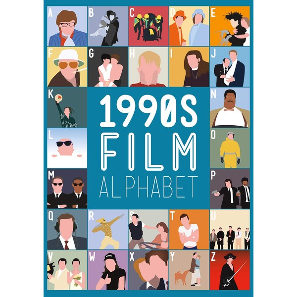 Buffalo Games - 1990's Film Alphabet - 300 Large Piece Jigsaw Puzzle, Multicolor, 21.25" L X 15" W