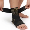 CFR Copper Ankle Support Brace Foot Compression Sleeve Arthritis Tendonitis